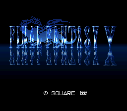 Final Fantasy V 5 Title Screen